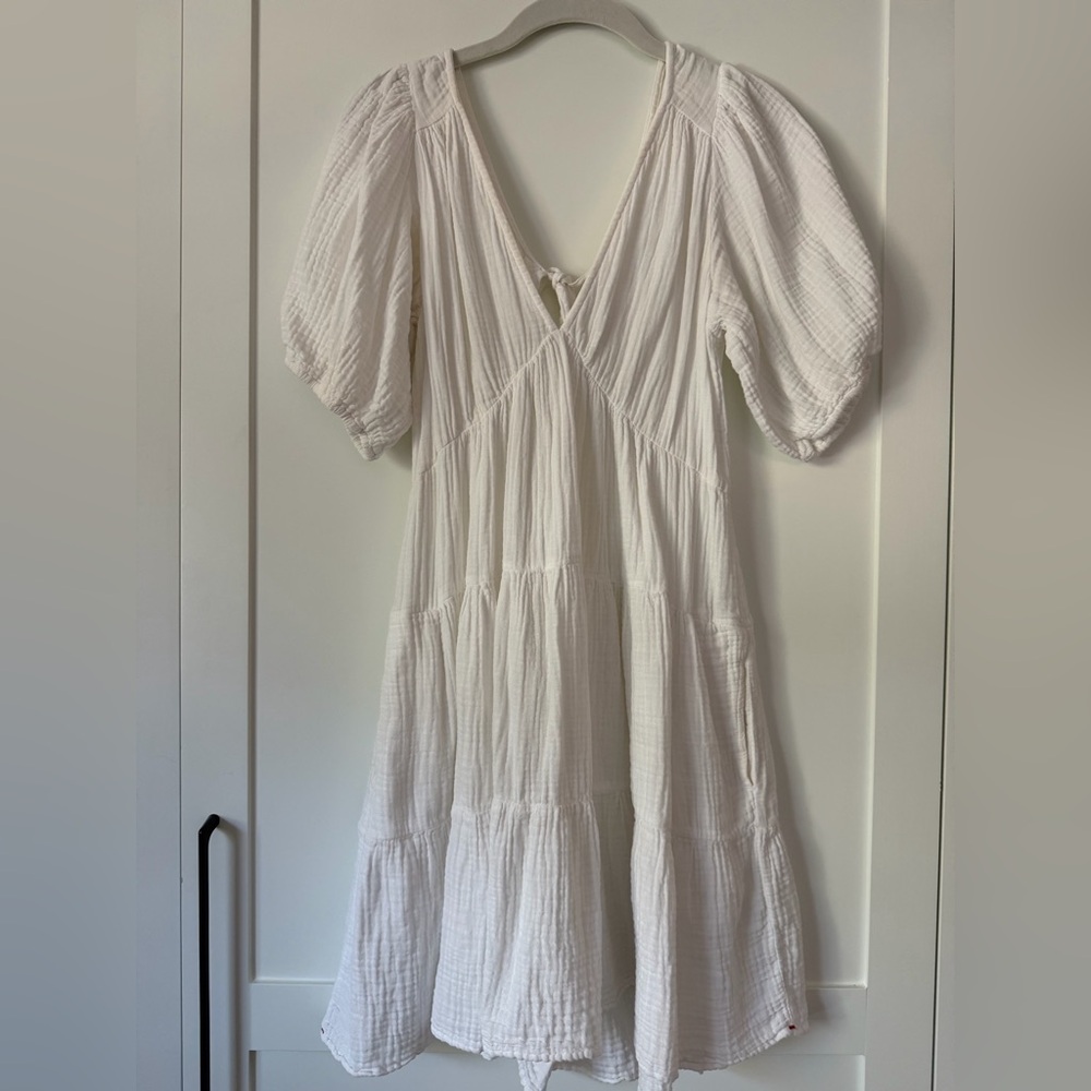 XiRENA Soft White Dress or Bathing suit cover up